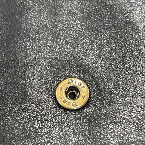 Christian Dior black calf leather and corset style wallet! Do not miss this! - Picture 11 of 15